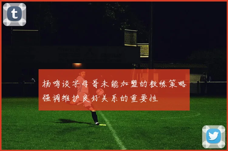 杨鸣谈字母哥未能加盟的教练策略强调维护良好关系的重要性
